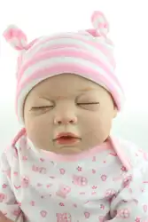 50 см npk бренд девушка куклы Reborn Baby спальный полный силиконовый корпус корни волос bebe-Reborn детей подарок на день рождения игрушки куклы