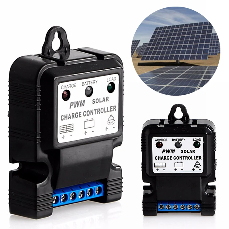 

Auto Solar Panel Charge Controller Regulator Solar Controllers Battery Charger Regulator 6V 12V 10A PWM Mayitr Home Improvement