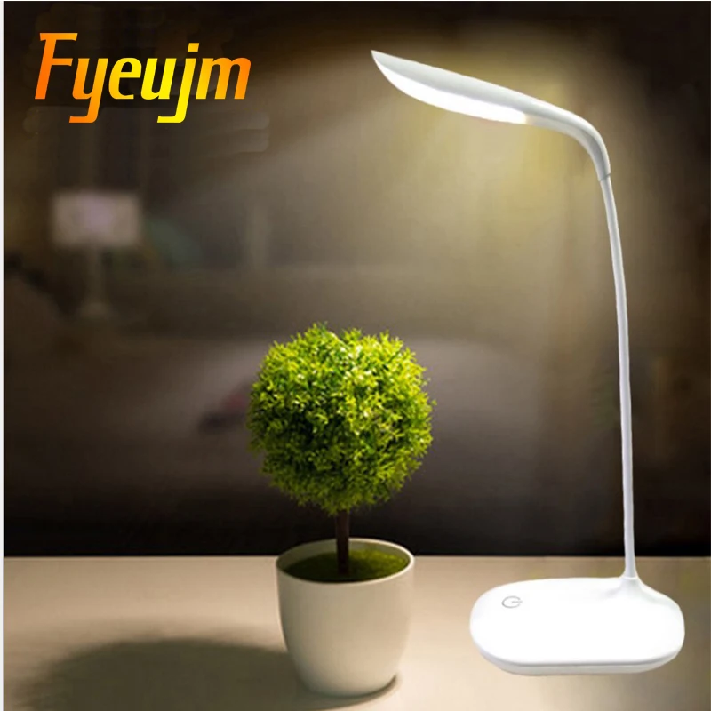 

3 Level Dimmable led eye protection desk lamp clamp light smooth shading flexible usb powered sensor sensor management