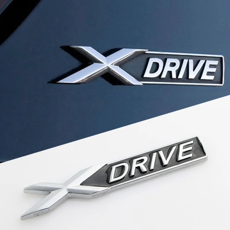 Автомобильные XDrive X DRIVE спортивные металлические автомобильные наклейки хромированная эмблема бейдж наклейка для BMW X1 X3 X6 E36 F10 F30 E46 E60 E70 E90 аксессуары