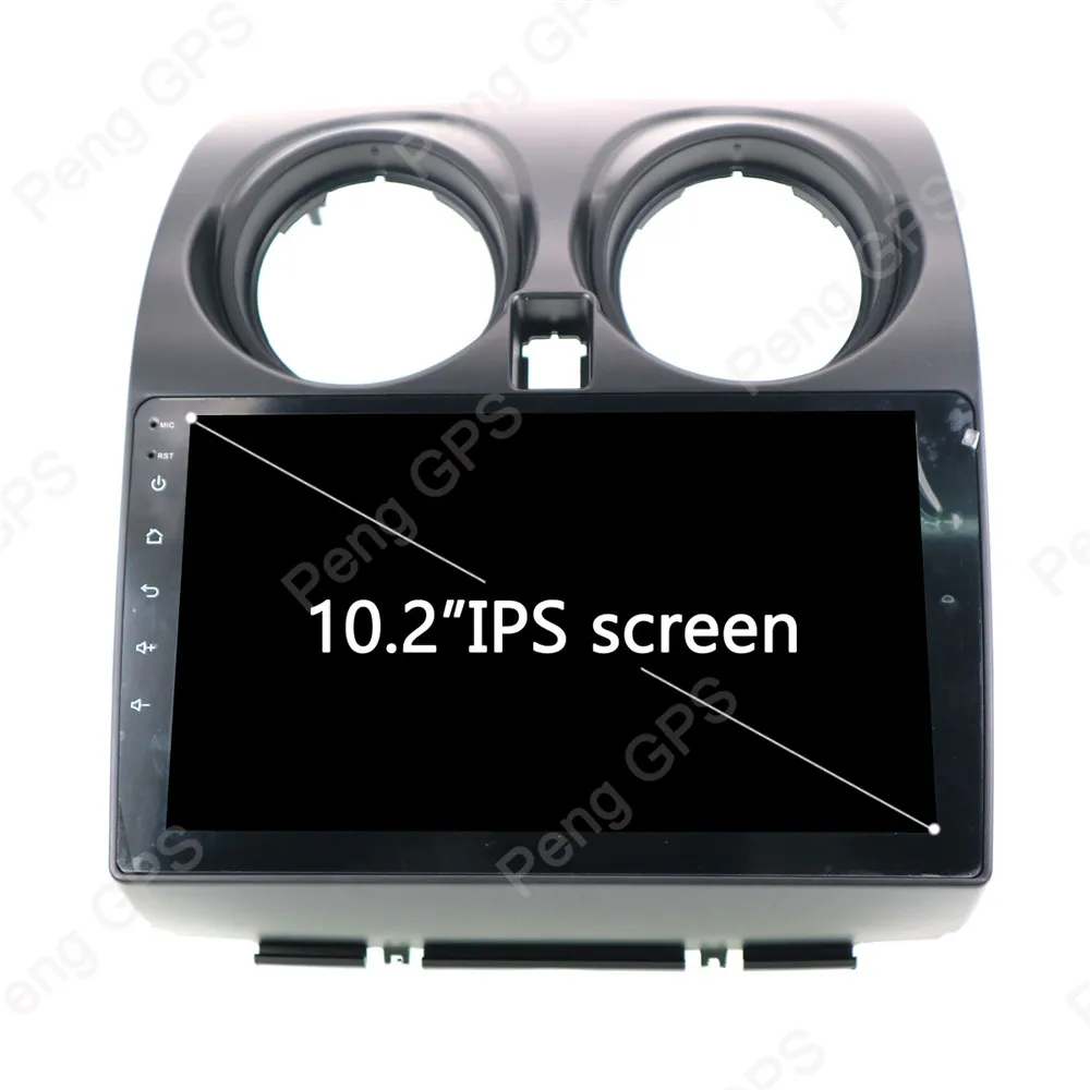 Discount Octa Core 2 Din Car Radio 10.2 inch Android 8.0 GPS Navigation DVD Player Unit for NISSAN Qashqai 2008-2014 IPS Screen Unit 5