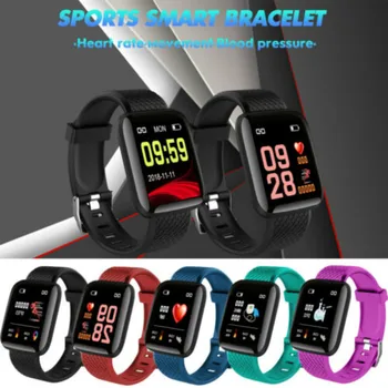 

Waterproof Sport Smart Watch Blood Pressure Heart Rate Monitor for iOS Android