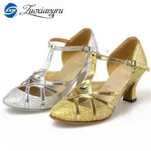 Zuoxiangru/ стиль; женские бальные туфли для девочек; Обувь для бальных танцев; Современная танцевальная обувь с закрытым носком; блестящие туфли для танцев на каблуке