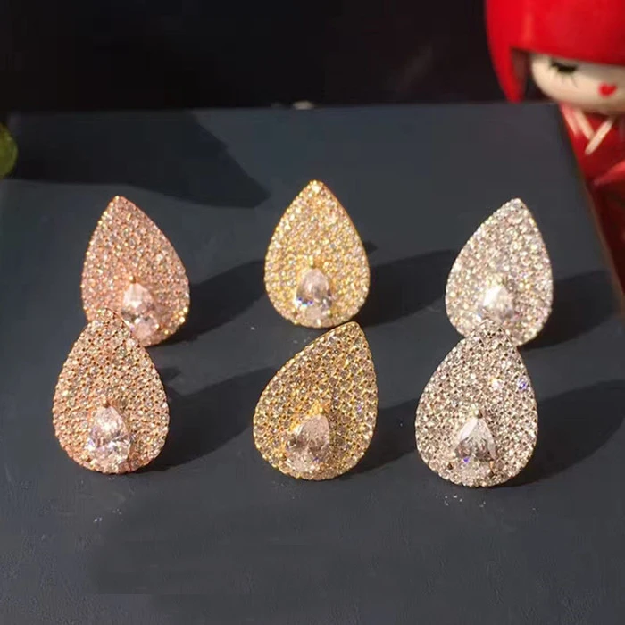

Designer Fashion 925 Sterling Silver Jewelry 3A Cubic Zirconia Party Earring
