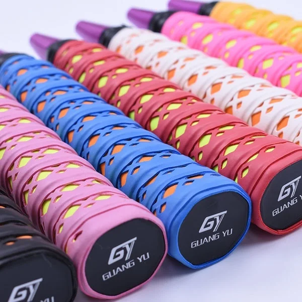 1 قطعة مكافحة زلة تنفس الرياضة أكثر من قبضة العرق الفرقة Griffband تنس Overgrips الشريط مضرب بدمنتون القبضات العصابة