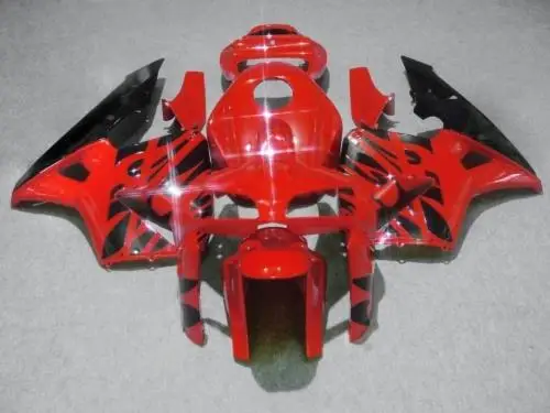 

Motorcycle Fairing kit for HONDA CBR600RR F5 05 06 CBR 600RR 2005 2006 cbr600rr ABS flames red black Fairings set+7gifts HJ35