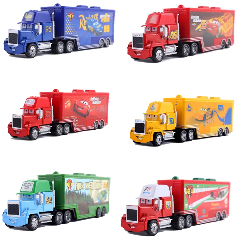 

Cars Disney Pixar Cars 3 brand new Mack Uncle Truck 1:55 Diecast Metal Alloy Car Model Children Toy Children Birthday Gift