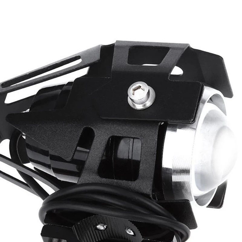 IKVVT U5 Motorcycle Motorbike Headlight LED Fog Driving Spot Light Lamp White
