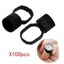 Красота Девушка 100 шт пигмент для микроблейдинга клеевые кольца татуировки держатель чернил для Полупостоянный Oct 28