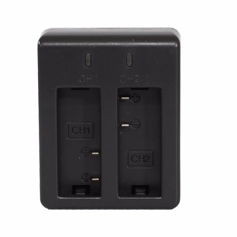 

Sport Camera Accessories Double Charger with USB Port Can Charge 2pcs Li-ion Battery