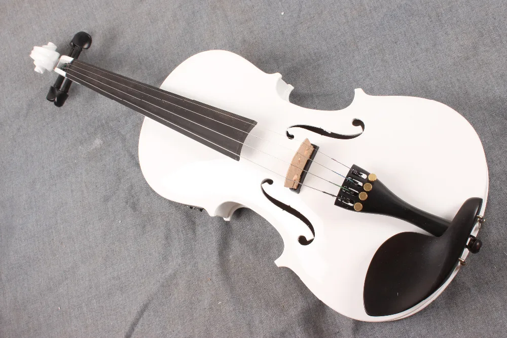 

ONE 4 string 4/4 Violin Electric Violin Acoustic Violin Maple wood Spruce wood Big jack white color