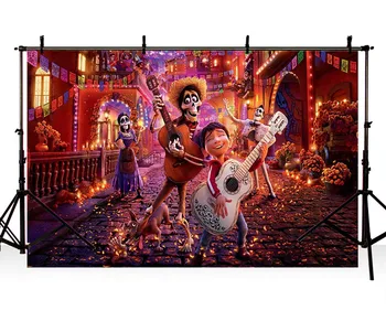 

little man party cartoon background backdrop for photography coco backdrops for kids vinyl photo background for studio custom