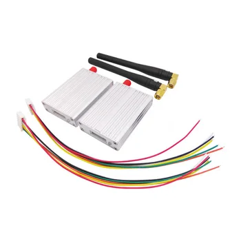

2PCS SV612-232-433 RS232 Interface 20dBm 433MHz Wireless RF Transceiver Module +2PCS SW433-WT100 Elbow Rod Rubber 433MHz Antenna
