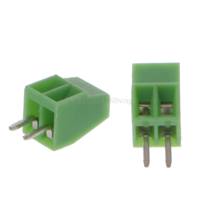 

10Pcs 2Pin-10Pin Screw PCB Mounted Terminal Blocks Connector 2.54mm Pitch D25 Drop shipping