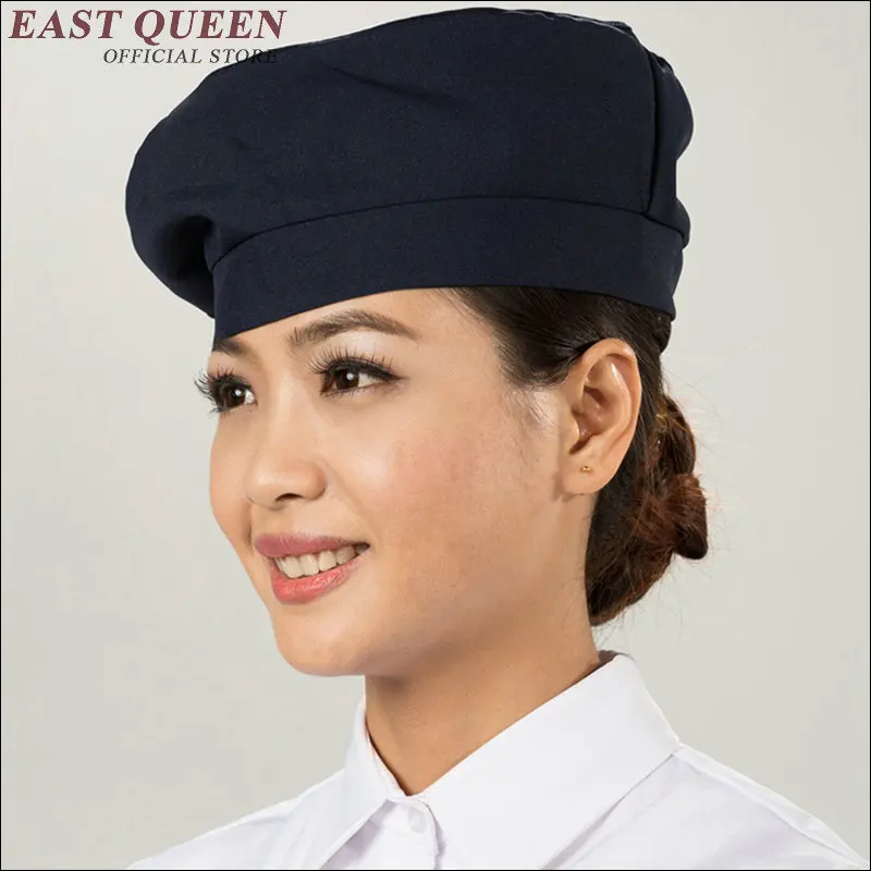 Еда обслуживание женщин поварской колпак униформы для официанток женская униформа для кафе шляпа AA1370 - Цвет: 3