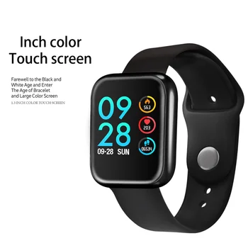 

Hot P70 Smart Watch Blood Pressure Oxygen Heart Rate Monitor Sport Activity Fitness Tracker Smartwatch IP68 For IOS Android
