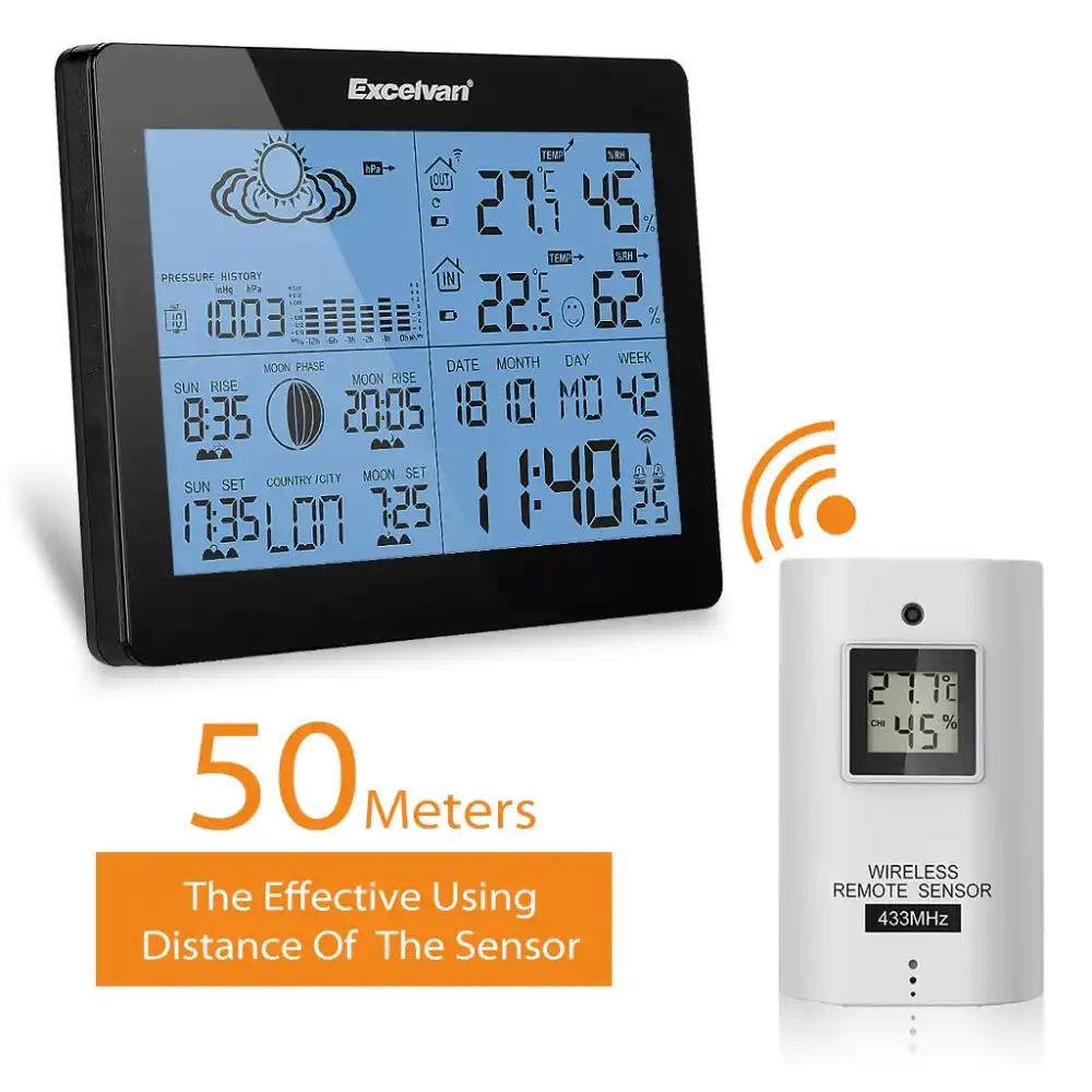 Excelvan Professional Wireless Weather Station With Forecast