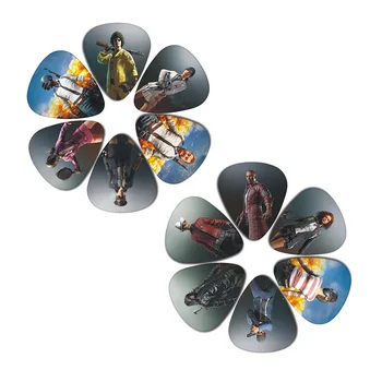 

SOACH 2018 10pcs 3 kinds of thickness new guitar picks bass most popular games pictures quality print Guitar accessories