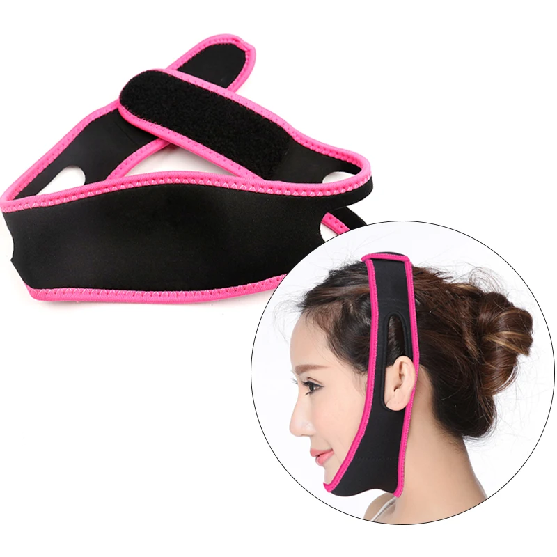 

Face V Shaper Slimming Bandage Reducing Double Chin Strap Relaxation Face Massager Face Mask for sleep Face Lift Up Shaping Belt