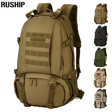 Ejército Mochila Militar Táctico impermeable 3D Sistema de Molle Camuflaje bolsa de Viaje Mochila Mochila Hike Multifunción De Alta Capacidad