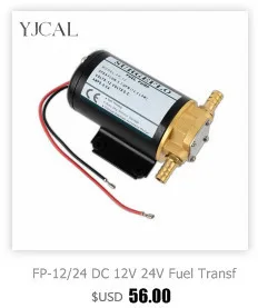 FP-12/24 DC 12V 24V передача топлива Шестерня масла самовсасывающий дизельный насос быстрая присоска смазочный мини-фильтр аксессуары