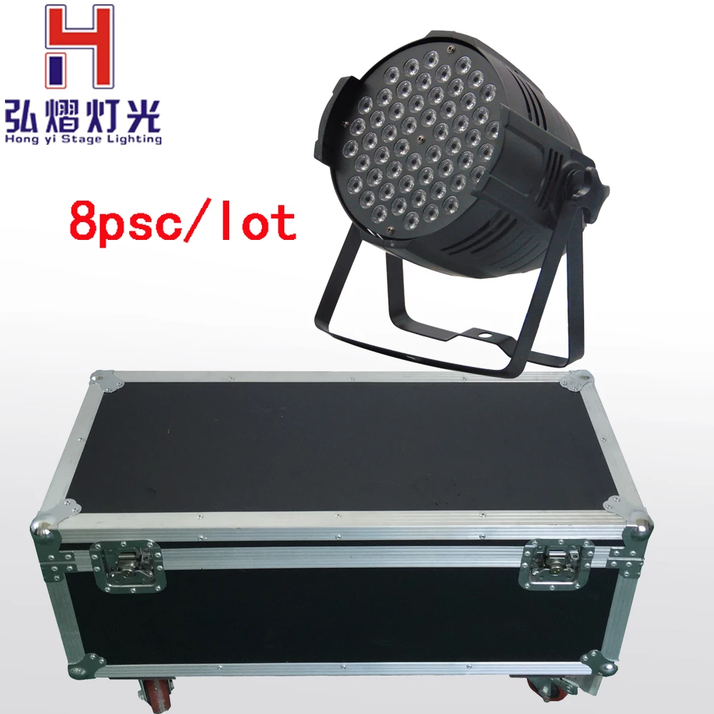 

Hongyi Stage Lighting Flight Case 8XLOT High Power 54x3w RGBW Professional Led Par Light
