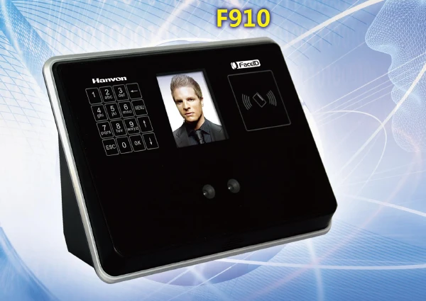F910 Hanvon распознавания лиц Системы для рабочего времени и доступа Управление Поддержка 2 К лица и 10 К ни лицо пользователя и RFID карты чтения