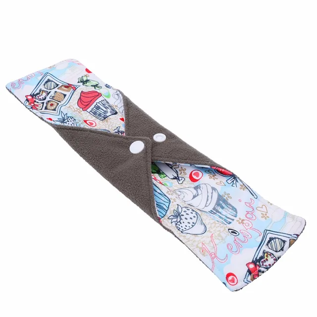 New 1Pcs 30*18cm Reusable Menstrual Pads Washable Bamboo Charcoal Fiber Cloth Menstrual Sanitary Panty Liner Physiological Pads