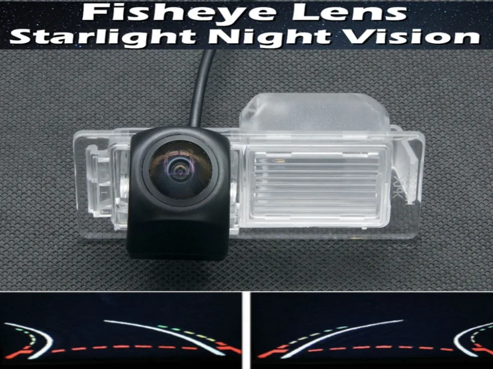 

Fisheye Lens Trajectory Tracks Car Rear view Camera for Cadillac CTS SRX 2004-2014 For Chevrolet Aveo For Buick LaCrosse Verano