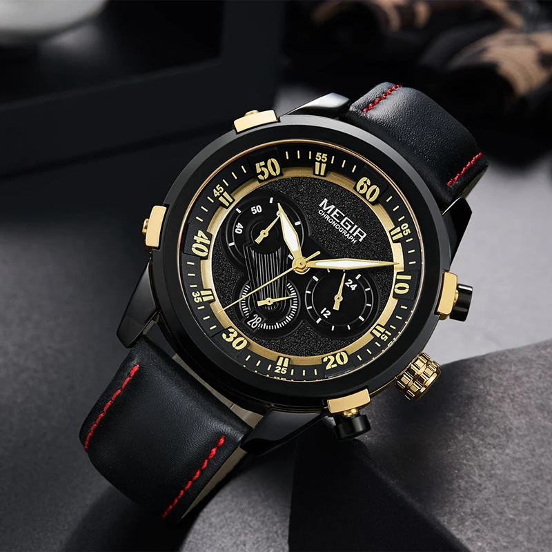 Часы MEGIR мужские спортивные армейские кварцевые 2067|wristwatch mens|wristwatch militarywristwatches clock |