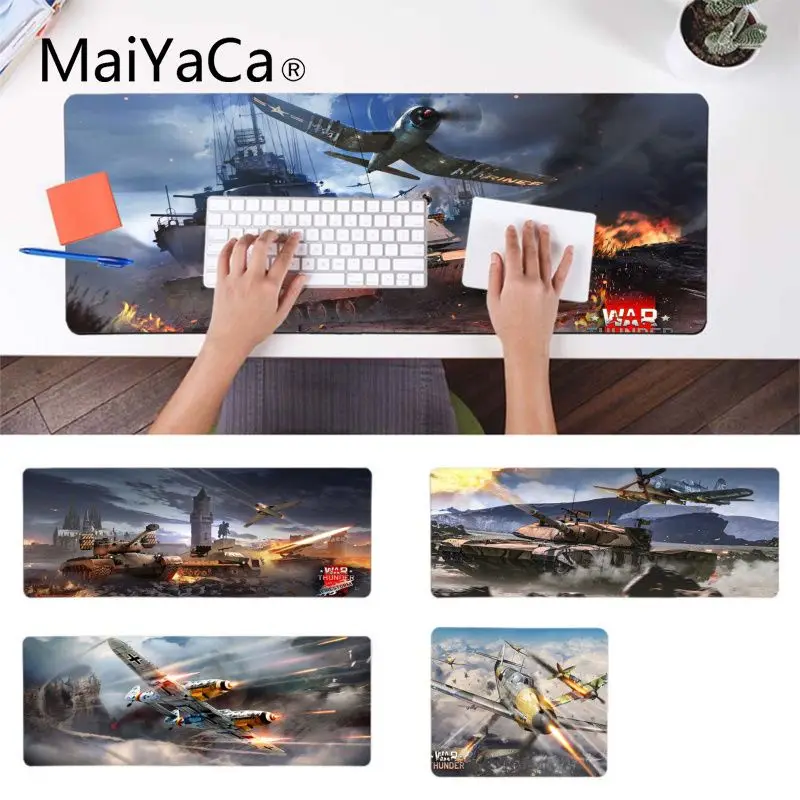 

MaiYaCa Non Slip PC War Thunder Large Mouse pad PC Computer mat Durable Rubber Mouse Mat Pad Gaming Mouse Mats