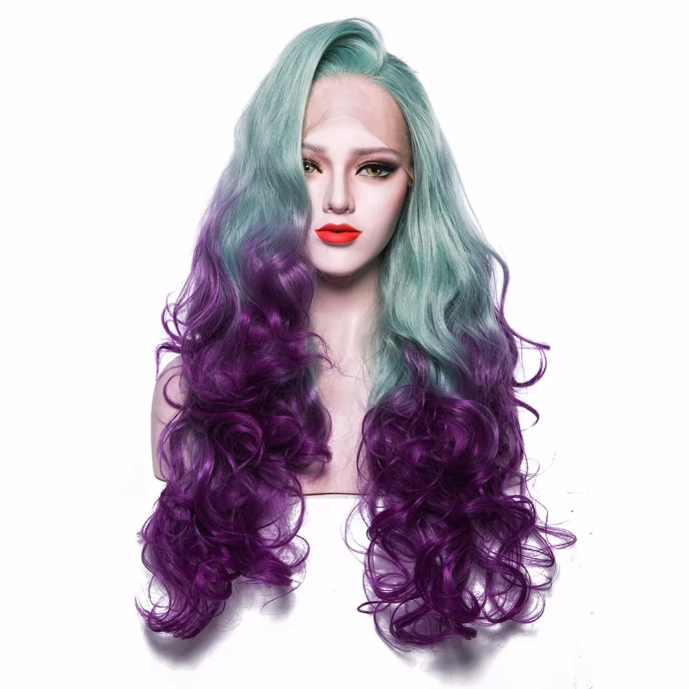 Purple Hair Color Wig Purple Hair Color Wig