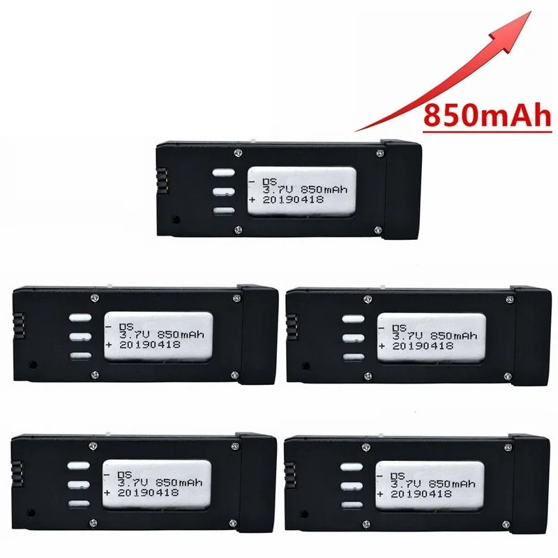 

Upgraded Version 3.7V 850mAh Lipo Battery For E58 S168 JY019 RC Drone Quadcopter Spare Parts 3.7v Rechargeable Battery