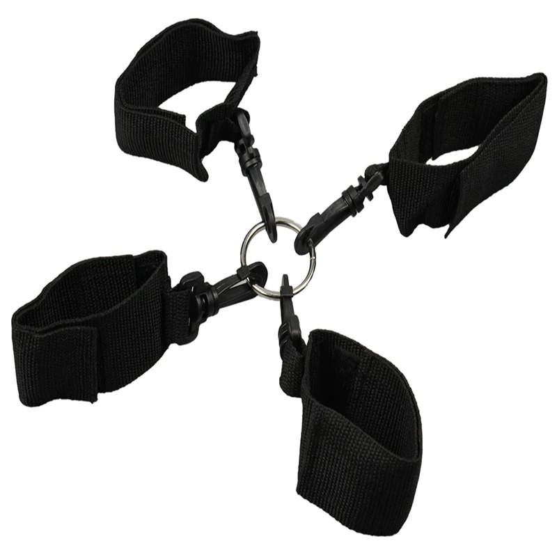 Nylon Hand&Leg Restraints HandCuffs&Leg Cuffs Bondage Belt Slave Toys In Adult Gamesrestraints