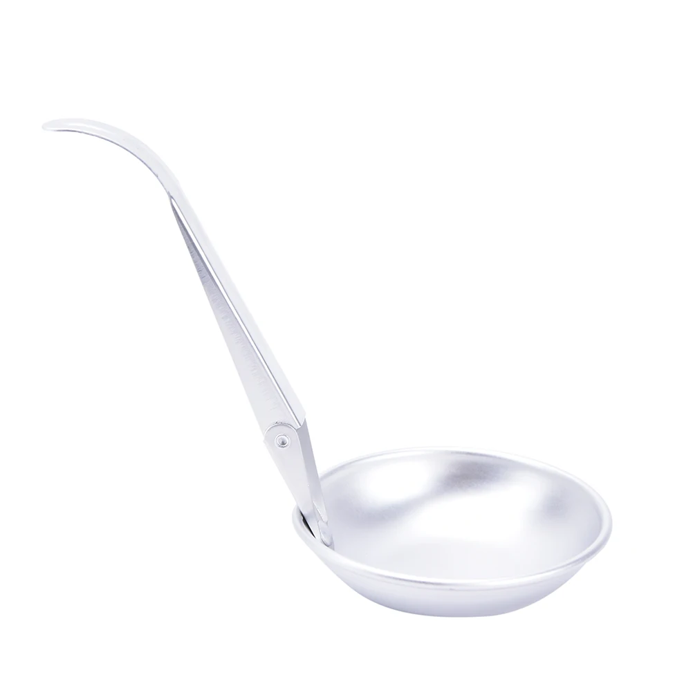 JETTING Hot Sale Folding Titanium Spoon Tableware Portable Camping Cutlery Convenient Titanium Spoon Environmental Picnic