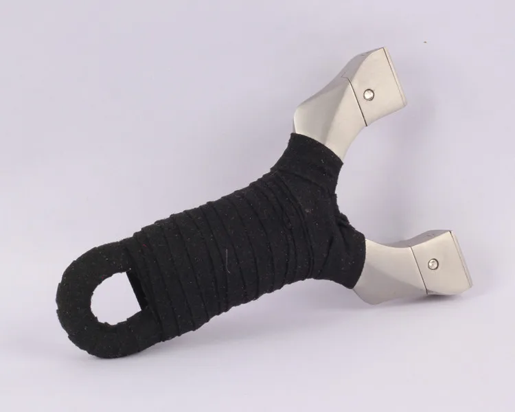 New Classic Stainless Steel Outdoor Shooting Slingshot with Removable Cross Targeting