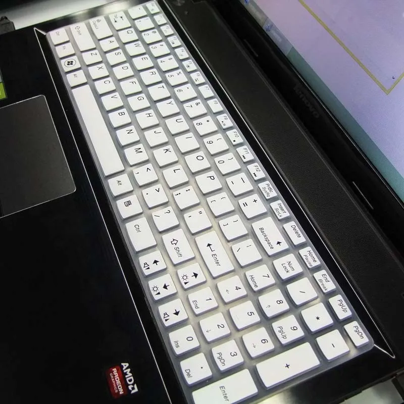 Крышка клавиатуры силиконовая для lenovo IdeaPad Y580 Y570 Y570D Y500 Y510 Y510P Z580 Z560 Z565 Z570 Z575 ноутбук