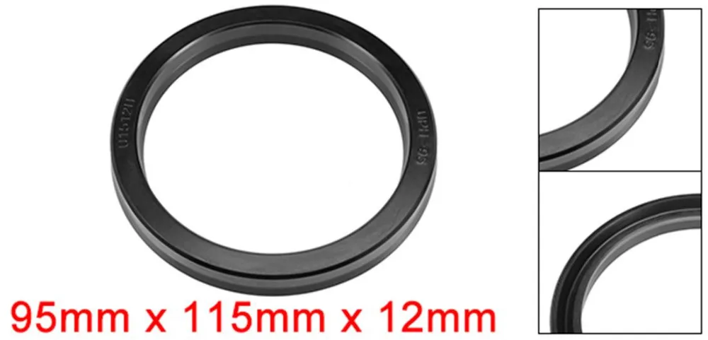 Uxcell Hydraulic Seal Piston Shaft UPH Oil Sealing O-Ring For Hydraulic Reciprocating Environment 95/80/70 x 115/99/90 x 12mm