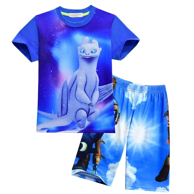 Boy Clothing Set 2018 New Cartoon How To Train Your Dragon 3 Boy Clothing Set 2018 New Cartoon How To Train Your Dragon 3 Print For Toddler