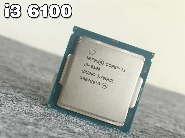 Intel Core i3 6100 3.7GHz 3M Cache Dual-Core 51W CPU Processor SR2HG LGA1151 good cpu