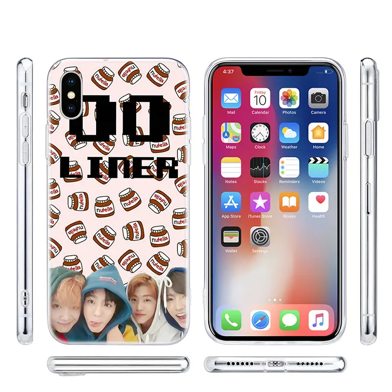Модный силиконовый чехол NCT 127 Kpop Boy для Apple iPhones 11 Pro XS Max X XR 7 8 6 6s Plus 5S SE мягкий