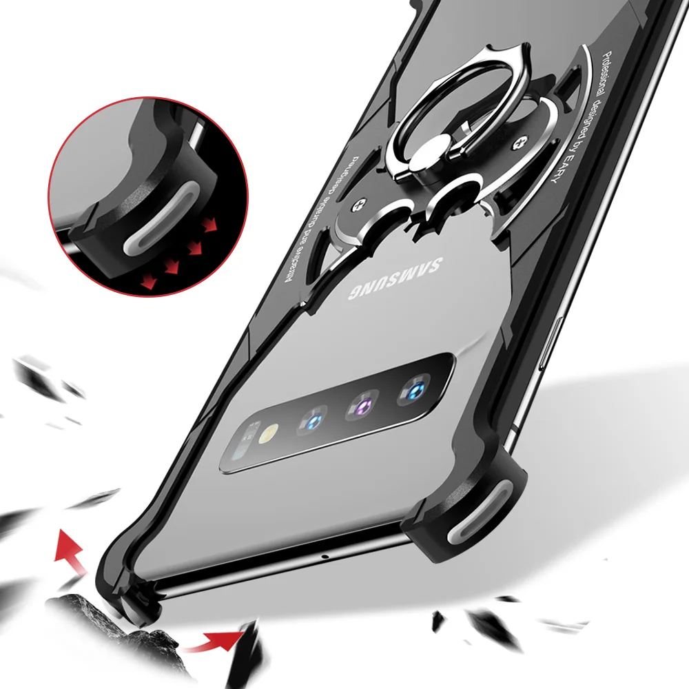 Металлический Чехол OATSBASF для Samsung Galaxy S10 Plus S10e оригинальный металлический бампер