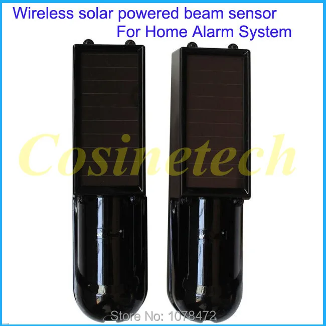 Интеллектуальный беспроводной солнечный датчик луча ASK 433 МГц, солнечный датчик луча Детектор для GSM PSTN 3g wifi системы домашней сигнализации