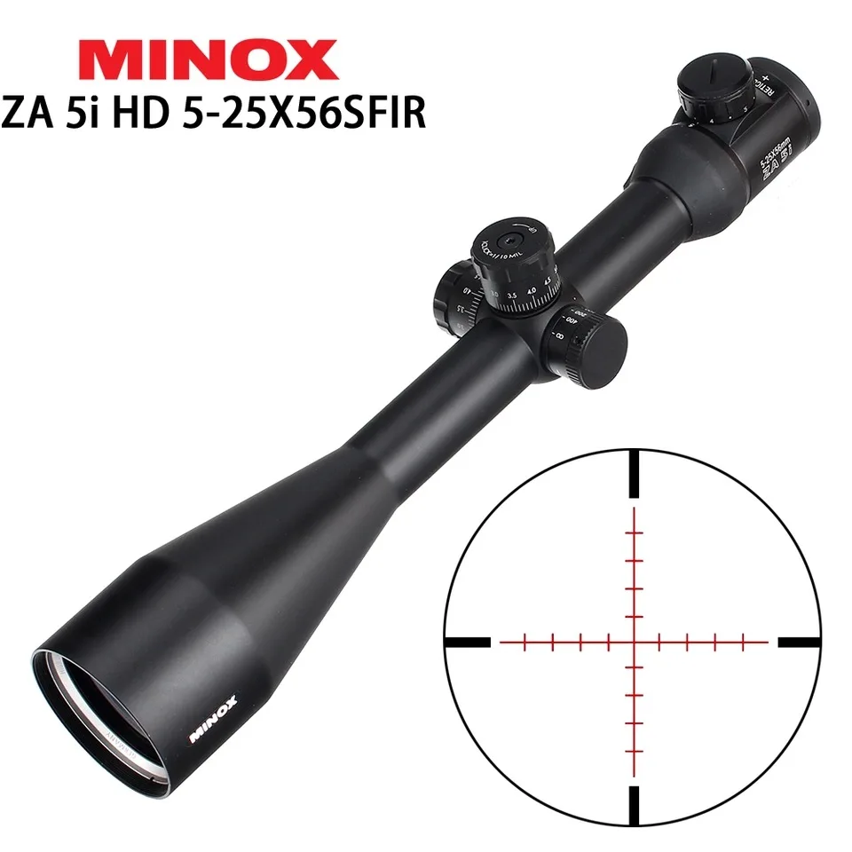 MINOX ZA 5i HD 5-25x56 SFIR охотничьи прицелы Светящееся Стекло с гравировкой сбоку Parallax