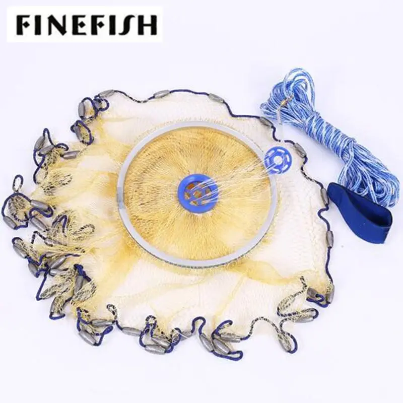 Finefish Nylon multifilament line fly fishing nets Trap USA style cast