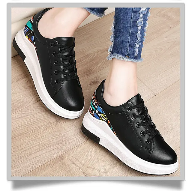 Spring Summer Fashion Women White Casual Shoes Female Soft Breathable