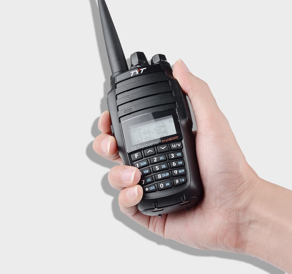 TYT UV8000D портативная рация 10 км двухдиапазонный VHF UHF 10 Вт Радио Comunicador 10 км 3600 мАч функция перекрестного ретранслятора радиоприемник TYT