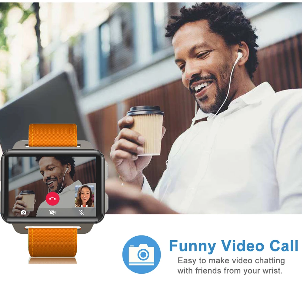 LEMFO LEM4 Pro 2.2 Inch Display 3G Smart Watch