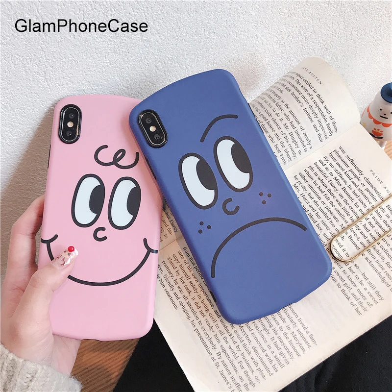 Чехол для телефона GlamPhoneCase с милыми мультяшными большими глазами и смайликом iphone