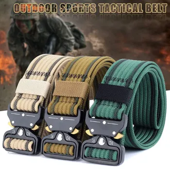 

Men Sports Belt Breathable Wear-resistant Adjustable Nylon Outdoor Waistband JL